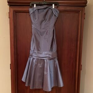 David's Bridal Elegant Purple/lavender/gray/silver Dress, see photos